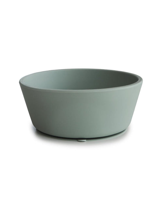 Mushie Silicone Suction Bowl (Cambridge Blue)
