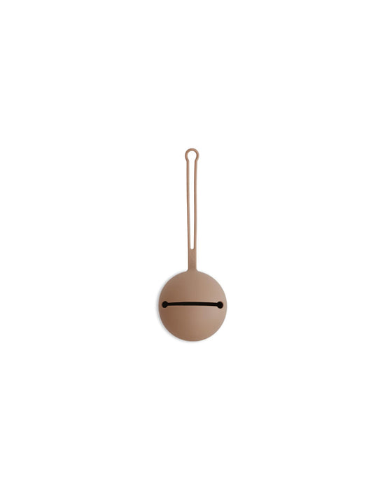Mushie Silicone Pacifier Holder Case (Natural)