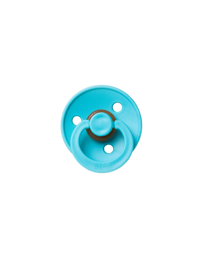 Bibs Natural Rubber Baby Pacifier (Turquoise) — Flight Detroit