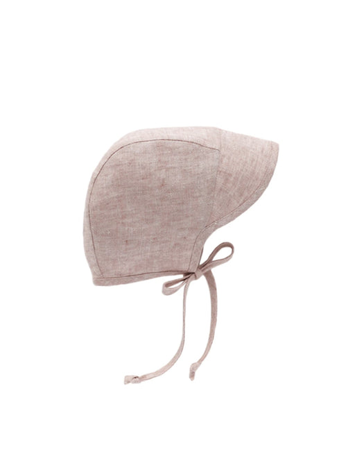 Briar Baby Brimmed Blush Linen Bonnet