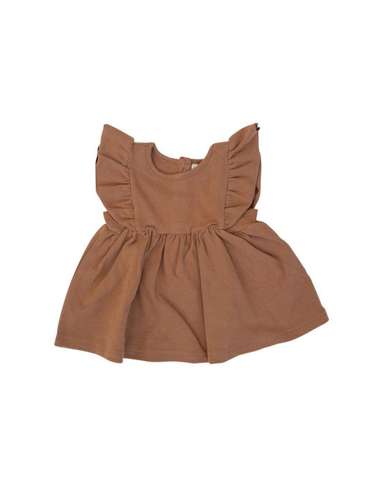 Mebie Baby - Honey Cotton Ruffle Dress