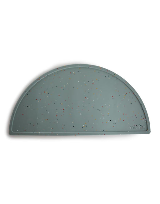 Mushie Silicone Place Mat (Cambridge Blue Confetti)