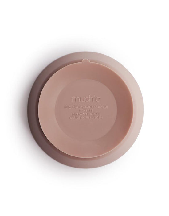 Mushie Silicone Suction Bowl Bottom (Blush)