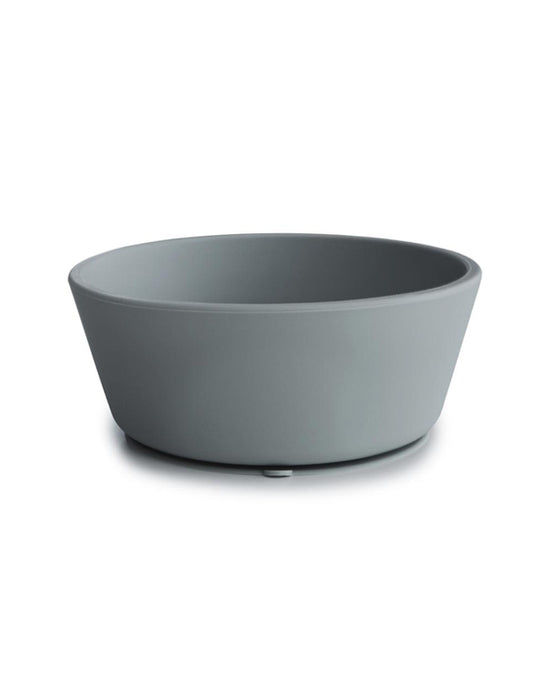 Mushie Silicone Suction Bowl (Stone)