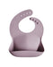 Mushie Silicone Baby Bib (Pale Mauve)