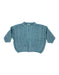 Orcas Lucille Oversized Knit Sweater (Dusty Teal)