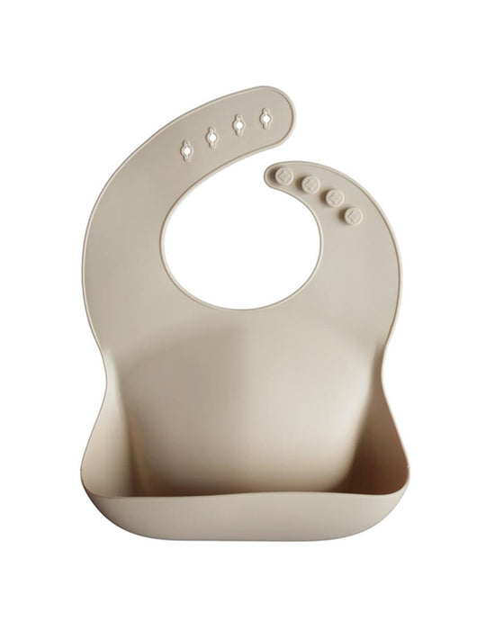 Mushie - Silicone Baby Bib - Rainbows