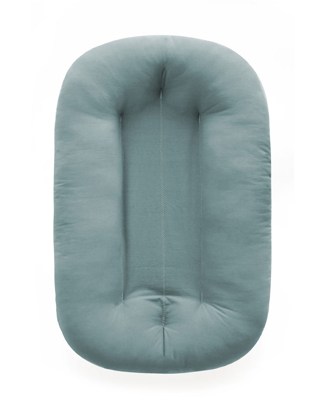 Snuggle Me Organic Infant Lounger (Slate) — Infant Roots